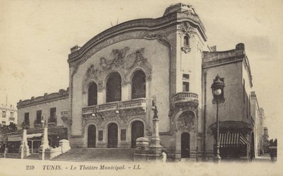Teatro Municipal, Tunis, Tunísia de French Photographer