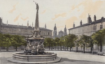 Nancy, Fontaine e Place d&39;Alliance de French Photographer