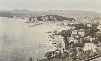 Nice, vista geral, tirada da estrada Villefranche de French Photographer