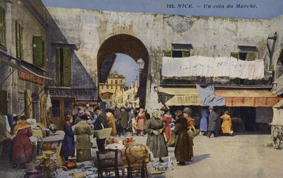 Nice, um canto do mercado de French Photographer