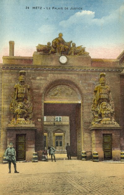 Palácio da Justiça, Metz (foto colorida) de French Photographer