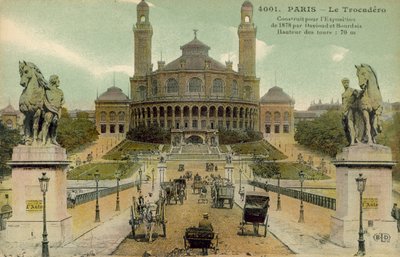 Palais du Trocadero, Paris, início do século XX (cartão postal) de French Photographer