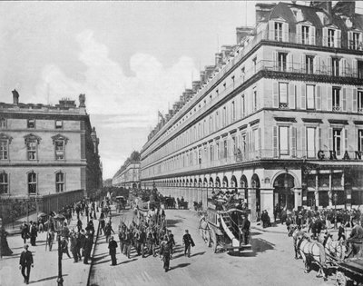 Paris - La Rue de Rivoli (foto a p/b) de French Photographer