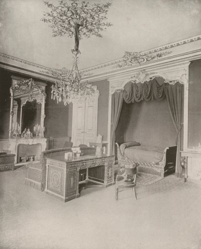 Paris: Câmara de Gambetta, Palais Bourbon (foto a p/b) de French Photographer