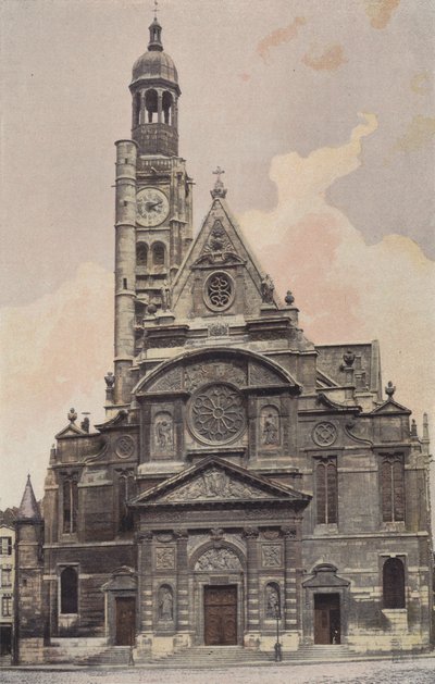 Paris, são-etienne-du-mont, igreja, fachada, ó de French Photographer