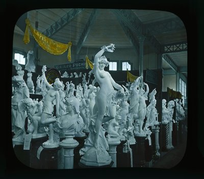 Exposição de Paris: Palácio das Indústrias Nacionais, 1900 (lanterna) de French Photographer
