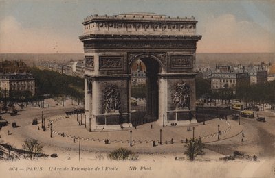 Paris, LArc De Triumph Of LEtoile de French Photographer