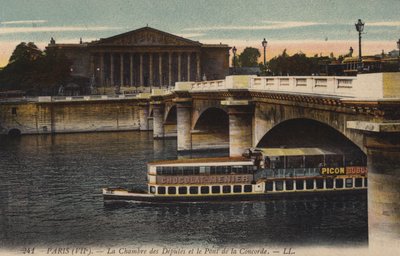 Paris, a casa dos Deputes e a ponte do Concorde de French Photographer