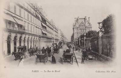 Paris, a Rue De Rivoli de French Photographer