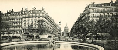 Paris, o Panteão e a Rua Soufflot, o Panteão e a Rua Soufflot de French Photographer