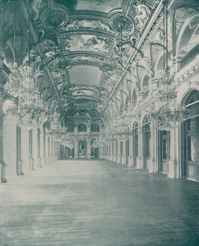Paris: The Ball-Room, Hotel de Ville (foto a p/b) de French Photographer