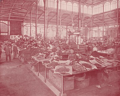 Paris: O Grande Mercado Central (foto a p/b) de French Photographer