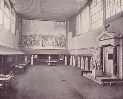 Paris: O Salão do Tribunal de Ténis, Versalhes (foto a p/b) de French Photographer