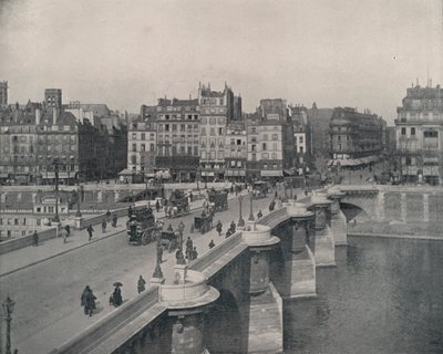 Paris: A Pont Neuf, ou Ponte Nova (foto a p/b) de French Photographer