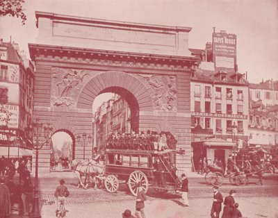 Paris: A Porte St Martin (foto a p/b) de French Photographer