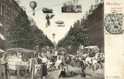 Paris do futuro (foto a cores) de French Photographer