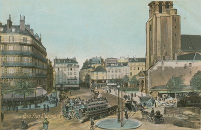 Coloque St Germain des Pres, Paris. Postal enviado em 1913. de French Photographer