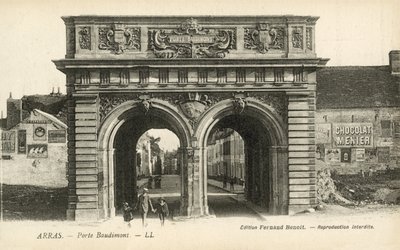 Porte Baudimont, Arras (foto a p/b) de French Photographer
