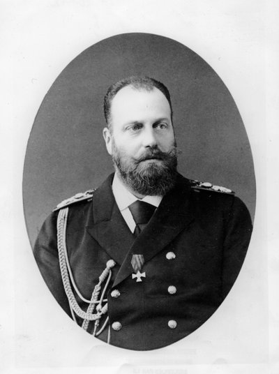 Retrato de Alexis Alexandrovitch Romanov, Grão-Duque da Rússia de French Photographer