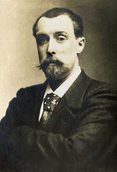 Retrato de Alphonse Allais (1854-1905), jornalista, comediante e poeta francês. de French Photographer
