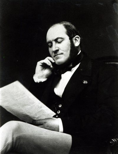 Retrato do Barão Georges Eugene Haussmann (1809-91), século XIX de French Photographer