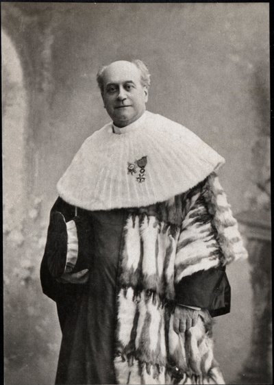 Retrato de Charles Mazeau, (1825-1905), juiz e político francês. de French Photographer