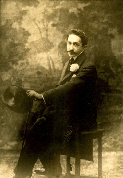 Retrato do Conde Robert de Montesquiou de French Photographer