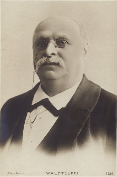 Retrato de Emile Waldteufel de French Photographer