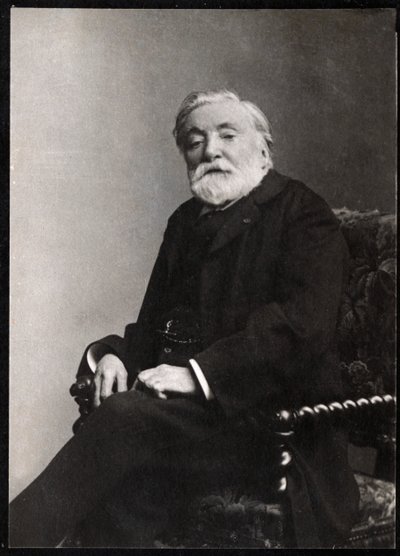 Retrato de Stephen Charles Henry, Visconde de Bornier (1825-1901), poeta e dramaturgo francês. de French Photographer