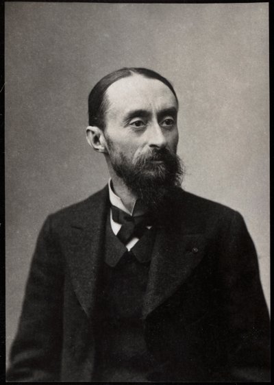Retrato de Fernand Cormon (1845-1924), pintor francês. de French Photographer