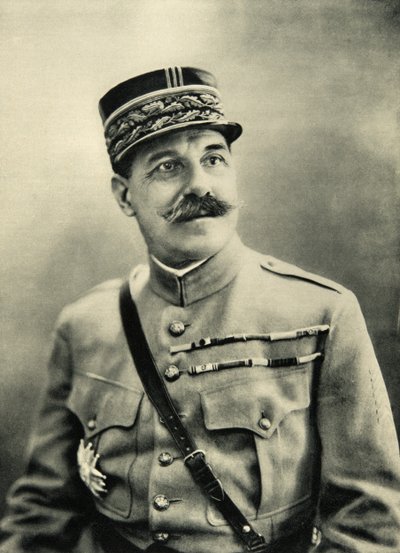 Retrato do General Pierre Emile Berdoulat (1861-1930), século XX (foto) de French Photographer