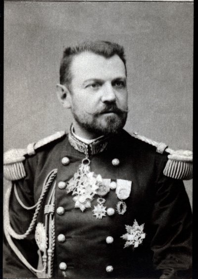 Retrato de Henri Joseph Brugere (1841-1918), general francês. de French Photographer