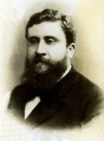 Retrato de Jean Jaures (1859-1914), político francês. de French Photographer
