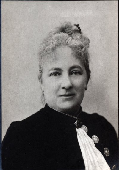 Retrato de Juliette Adam (1836-1936), escritor e feminista francês. de French Photographer