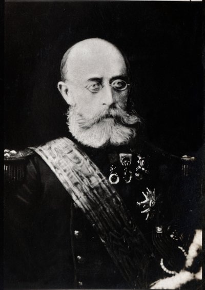 Retrato de Louis Leon Cesar Faidherbe (1818-1889), general francês e administrador colonial. de French Photographer