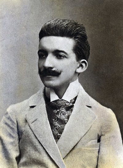 Retrato de Pierre Louis dit Louys (1870-1925), escritor francês. de French Photographer