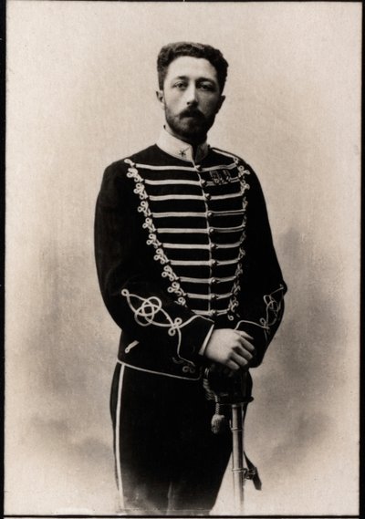 Retrato do Príncipe Eugen da Suécia (1865-1947). de French Photographer
