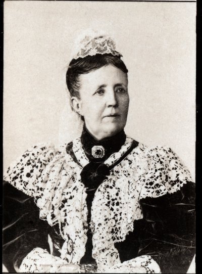 Retrato de Sophia de Nassau (1836-1913), rainha consorte da Suécia e Noruega. de French Photographer