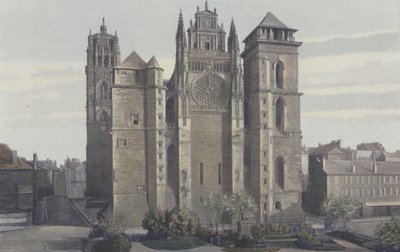 Rodez, Cathedrale, Facade O  de French Photographer