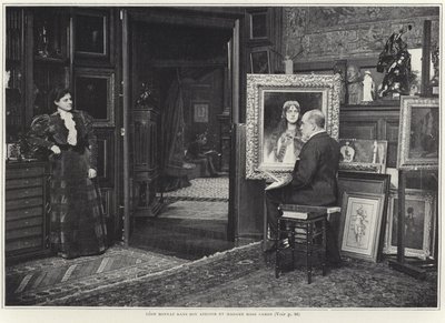 Rose Caron ter seu retrato pintado por Leon Bonnat de French Photographer