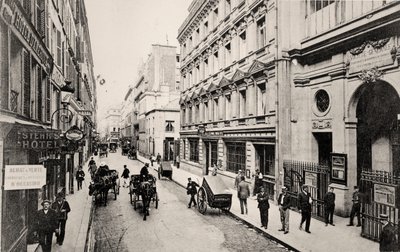 Rue de Provence, Paris (foto a p/b) de French Photographer