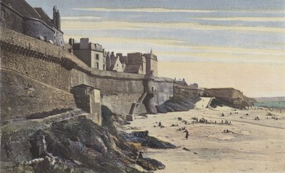 Saint-Malo, As muralhas, parte ocidental (século XIIIe) de French Photographer
