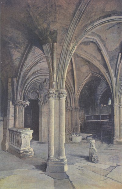 Saint-Pere-sous-Vezelay, Igreja, Alpendre O (antes da restauração) de French Photographer