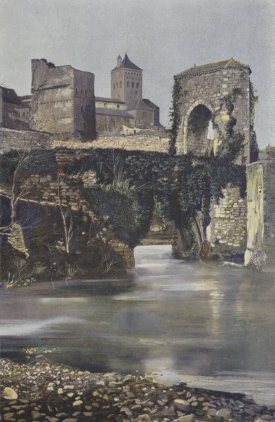 Sauveterre, ponte velha no deu dOloron de French Photographer