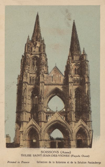 Soissons, Igreja de Saint Jean Des Vignes de French Photographer