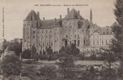 Solesmes, Sarte, Abbaye Des Benedictins de French Photographer