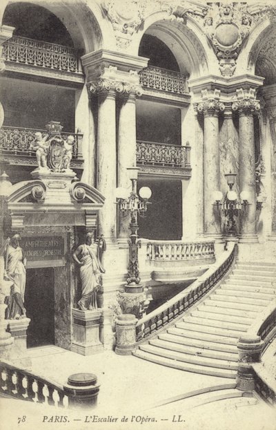 Escadaria da Ópera, Paris de French Photographer