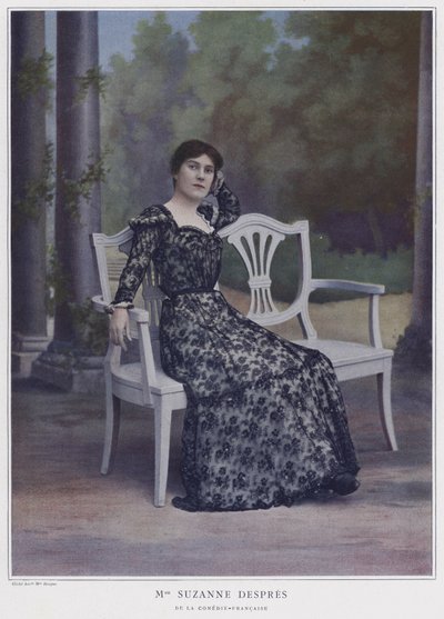 Suzanne Despres, atriz francesa (foto colorida) de French Photographer