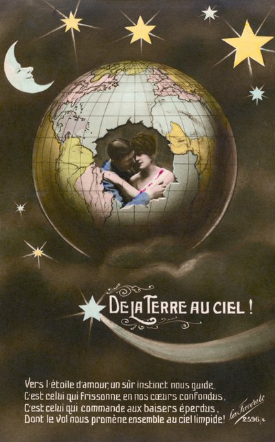 A Terra do espaço (foto a cores) de French Photographer