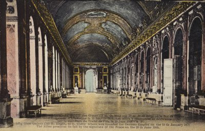 O Salão dos Espelhos, Palácio de Versalhes (foto a cores) de French Photographer